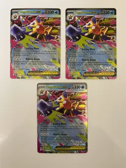 Pokemon Mega Starmie EX POR 021/089 Holo Mega Evolution PERFECT ORDER 3 Card Lot - Image 1