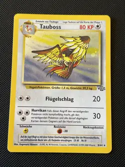 Tauboss 8/64 German Pidgeot Jungle Pokemon Card Holo Rare - Image 1