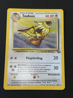 Tauboss 8/64 German Pidgeot Jungle Pokemon Card Holo Rare - Image 2