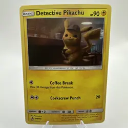 Pokemon Detective Pikachu Promo - SM190 - Holo Pokemon Card - Image 1