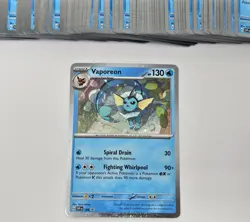 Vaporeon 168 Cosmos Holo Poster Collection Promo Pokemon Card Lot of 100 (NM) - Image 2