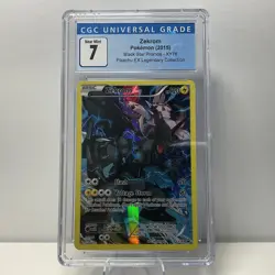 CGC 8 Zekrom Full Art XY Black Star Promo 2015 Pokemon Card #XY76 - Image 1