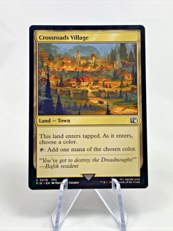 CROSSROADS VILLAGE - Magic the Gathering Card - Secret Lair: Final Fantasy - Image 1