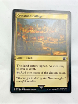 CROSSROADS VILLAGE - Magic the Gathering Card - Secret Lair: Final Fantasy - Image 3