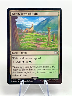 GOHN, TOWN OF RUIN - Magic the Gathering Card - Secret Lair: Final Fantasy - Image 1