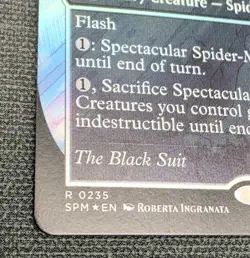 MTG Marvel's Spectacular Spider-Man SPM #0235 (Borderless) Textured Foil - Image 2