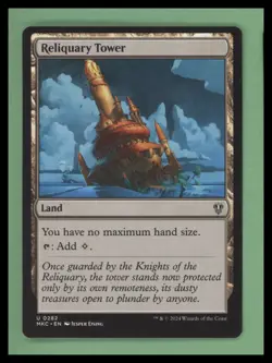 1 x Reliquary Tower - Commander: Murders at Karlov Manor - NM-Mint - MTG - Image 1