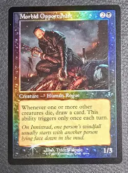 Foil Morbid Opportunist (Retro Frame) U Innistrad Remastered 388 NM - Image 1