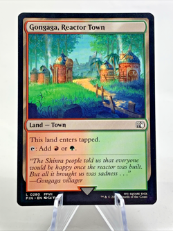 GONGAGA, REACTOR TOWN - Magic the Gathering Card - Secret Lair: Final Fantasy - Image 1