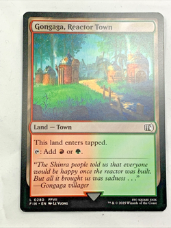GONGAGA, REACTOR TOWN - Magic the Gathering Card - Secret Lair: Final Fantasy - Image 3