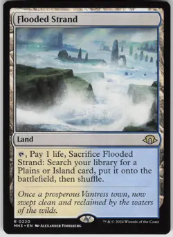 MTG Flooded Strand Normal NM Modern Horizons 3 Magic 220 - Image 1