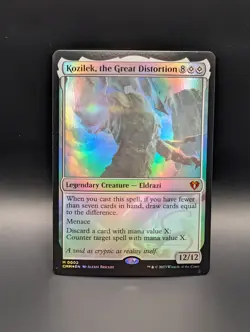 MTG - Kozilek, the Great Distortion - FOIL - Legendary Creature- CMM #2 - Mythic - Image 1