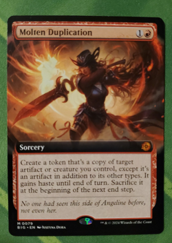 Molten Duplication Extended Art 79 The Big Score MTG NM - Image 1