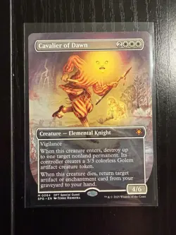 MTG - Cavalier of Dawn (Borderless) Special Guests Regular - Image 1