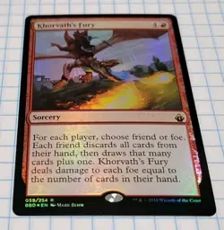 Khorvath's Fury - Battlebond (BBD) MTG Magic the Gathering - FOIL - Image 1