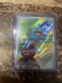 2026 Pokemon First Partner Illustration Coll Bulbasaur MEP Black Star Promo WOW - Image 1