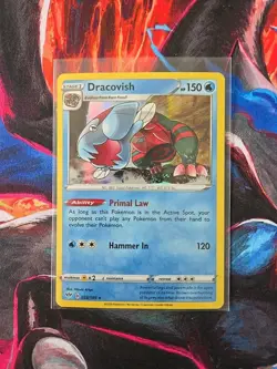 Pokemon Card Dracovish Darkness Ablaze Holo Rare 053/189 Near Mint - Image 1