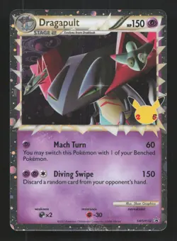 Pokemon TCG Dragapult SWSH132 Black Star Promo Card Near Mint - Image 1