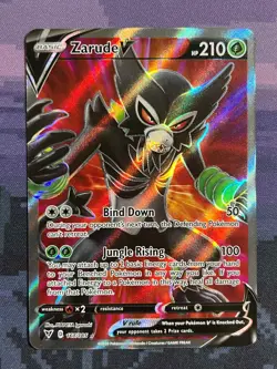 Zarude V 167/185 Pokemon Vivid Voltage Rare Ultra Near Mint Card NM 1 - Image 1