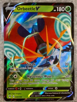 Orbeetle V 020/185 Pokemon TCG Rare Vivid Voltage Holo Rare (Near Mint) NM 2 - Image 1