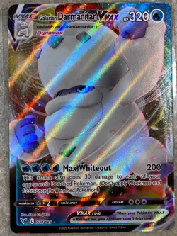 Galarian Darmanitan VMAX 037/185 Pokemon TCG Rare Vivid Voltage Holo (Near Mint) - Image 1