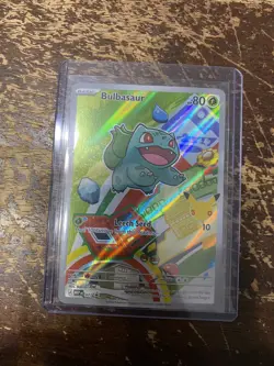 2026 Pokemon First Partner Illustration Coll Bulbasaur MEP Black Star Promo RARE - Image 1