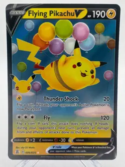 Pokemon TCG Flying Pikachu V 006/025 Celebrations 25th Anniversary Ultra Rare - Image 1