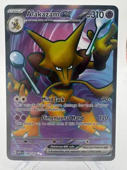 Pokemon - 188/165 Alakazam SV Scarlet & Violet 151 Ultra Rare Holo TCG - Image 1