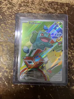 2026 Pokemon First Partner Illustration Coll Bulbasaur MEP Black Star Promo #037 - Image 1