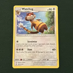108/145 Watchog Uncommon: Pokemon Trading Card Game 1SM-02 Guardians Rising - Image 1