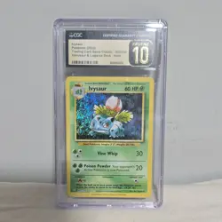Pokemon Ivysaur 002/034 Classic Venusaur & Lugia ex Deck Holo 60HP CGC 10 - Image 1
