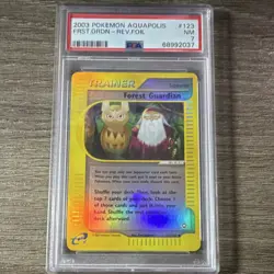 Pokemon Aquapolis Forest Guardian 123/147 Reverse Holo Uncommon PSA 7 2003 - Image 1
