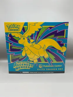 Pokemon Ascended Heroes Pokemon Center Exclusive Elite Trainer Box ETB Sealed - Image 1