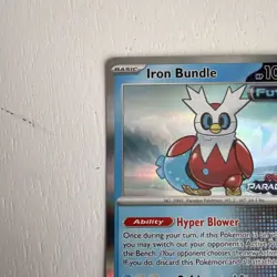 2023 POKEMON SVP EN-SV BLACK STAR PROMO #058 IRON BUNDLE - Image 3