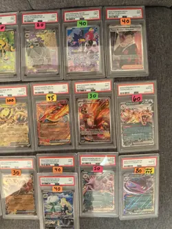 Pokemon Card Collection PSA/CGC/BGS Graded Lot 27 Graded 7 Raw Cards - Image 3