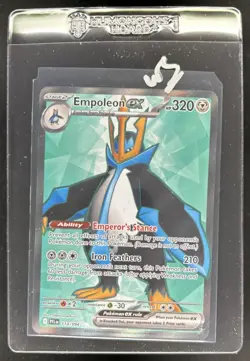 2025 Pokemon Phantasmal Flames Empoleon ex Ultra Rare #114/094 - Image 1