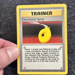 Devolution Spray - 72/102 Base Set - WOTC Unlimited - Pokemon TCG - 1999 NM/LP - Image 4