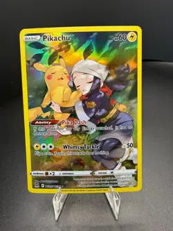 Pikachu TG05/TG30 Swsh11: Lost Origin Trainer Gallery Holo Pokemon TCG - Image 1
