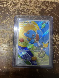 2026 Pokemon First Partner Illustration Coll. Squirtle MEP Black Star Promo #039 - Image 1