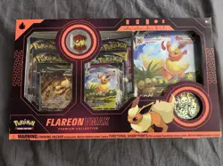 Pokemon Eeveelution Flareon VMAX Premium Collection Box - Sealed New In Box 2021 - Image 1