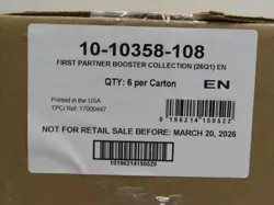 2026 Pokemon Series 1 First Partner Illustration Booster Collection Box Case - Image 1