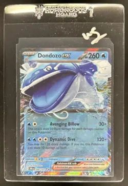 2025 Pokemon Destined Rivals Dondozo ex #066/182 - Image 1