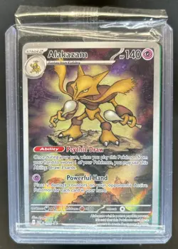 2025 Pokemon MEP Black Star Promos Alakazam Sealed #009 - Image 1