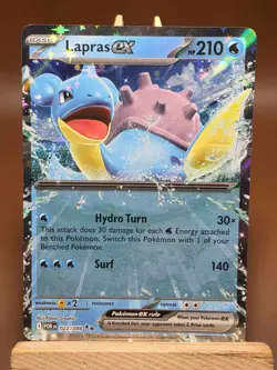 NM Pokemon Lapras ex Double Rare ME03: Perfect Order 022/088 - Image 1