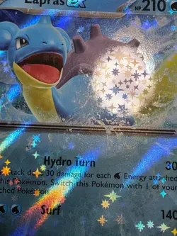 NM Pokemon Lapras ex Double Rare ME03: Perfect Order 022/088 - Image 4