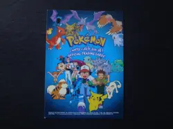 1999 Topps Pokemon Series 1 TV Animation Checklist Blue Logo NNO - Image 1