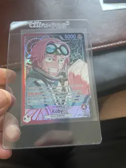 One Piece TCG English OP11-001 Koby Leader Alternative Art Parallel Card - Image 1