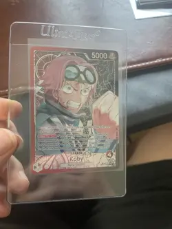 One Piece TCG English OP11-001 Koby Leader Alternative Art Parallel Card - Image 2