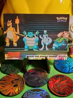 Pokemon TCG 2000 Topps TV Series Vintage Card #26 - Round One Equals Defeat NM/M - Image 1