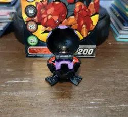 Bakugan B1 Darkus Juggernoid 300G Black OPEN CORE W/ Vintage Card Rare! - Image 2